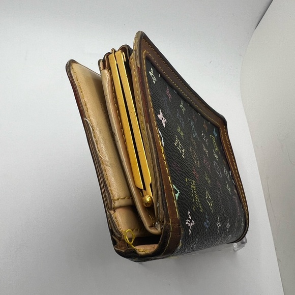 GUC Louis Vuitton Black Murakami Wallet - Picture 4 of 9